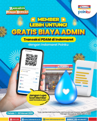 Gratis Biaya Admin - Bayar tagihan PDAM di Indomaret